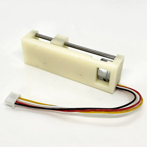 Compact 5V Micro 2 Phase 4 Wire Stepper Motor Linear Rail Actuator With 48mm Stroke 18 Degree Step Angle Perfect For Tiny DIY CNC Projects Robotic Micro Motion Systems And Lead Screw Slider