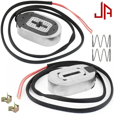 JADODE 12-1/4in magnet kit for electric trailer brake assemblies with braided wiring and two springs