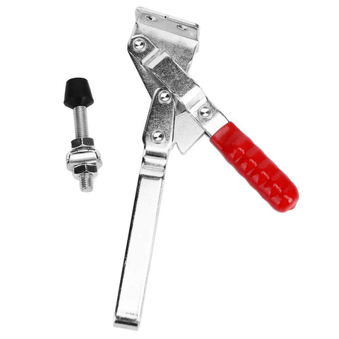 Two-Piece Long Arm Push Pull Toggle Clamp Set For Welding And Woodworking Jigs And Fixtures With Quick Release Lever