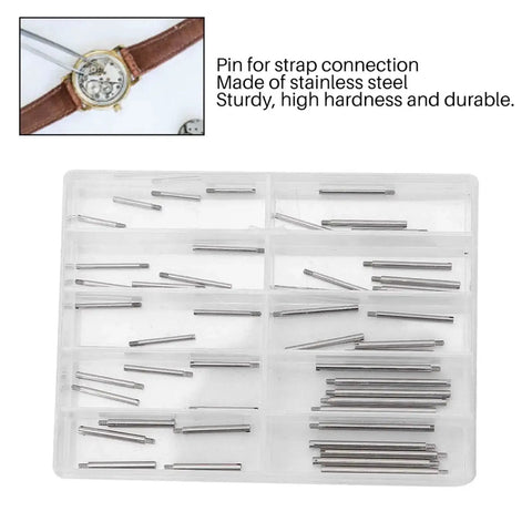 Watch Band Pins And Spring Bar Replacement Kit For Easy No Sweat Fixes Stainless Steel Pins In Two Boxes With Ten Sizes