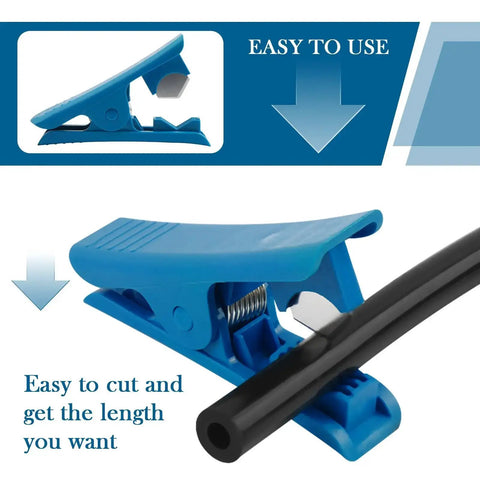 Tube cutter from Six Piece Silicone Vacuum Hose Kit With 4.9 Ft Of Flexible Vacuum Lines And Tube Cutter