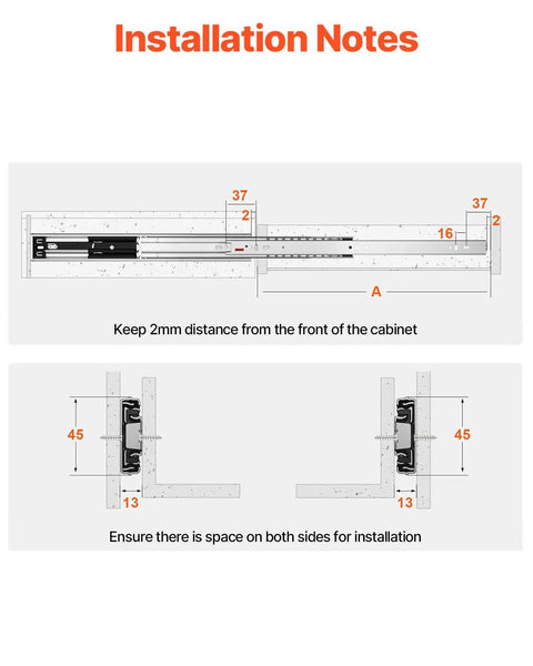 Beefy Heavy Duty Soft Close Drawer Slides Set For Cabinets, 10 Pairs 18 Inch Ball Bearing Full Extension Side Mount Rails