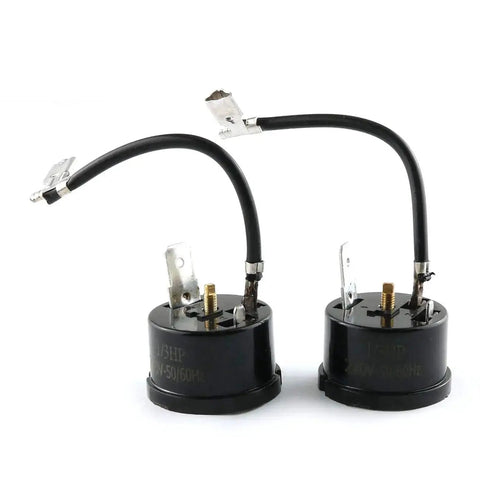 Pro Grade Compressor Thermal Overload Protector Kit Two Pieces One Third Horsepower 250 Watts for Fridges and Coolers