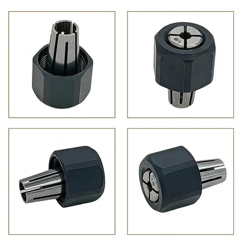 Easy Swap One Eighth Inch Self-Releasing Collet Chuck And Locking Nut Assembly For Routers Replaces 48-66-2486, 2485-20