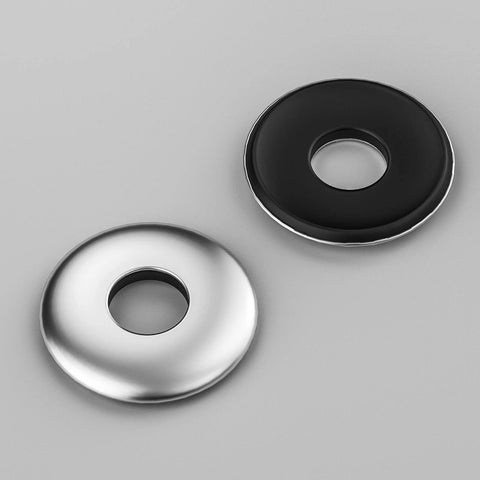 Pair of bonded sealing washers, 304 stainless steel outer rings with neoprene/EPDM inner