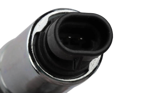 Close-up of GM Exhaust Variable Valve Timing VVT Solenoid With Seal, Retainer And Bolt Model 12679100 OEM Calibrated Replacement