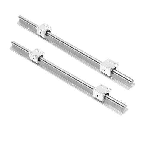 Heavy Duty SBR16 1200mm Linear Rail Kit With Two Rails And Four SBR16UU Bearing Blocks, 16mm Guide, 47.2 Inch Length visible