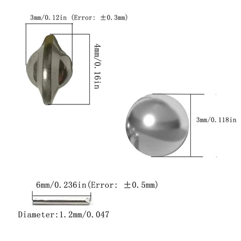 14 Ounce One Eighth Inch Stainless Steel Tumbling Media Shot Three Shapes Mixed Ballcone Ball Pin For Jewelry Polishing Fast Deburring And Rust Removal Industrial Grade Tumbler Media