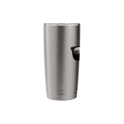 Insulated Stainless Steel Tumbler For Gym Sessions Dual Wall Keeps Drinks Hot Or Cold BPA Free Leak Proof Lid Brushed Steel