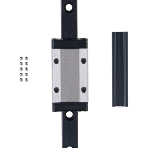 Heavy Duty 650mm Linear Rail Guide Set With Carriage Blocks For 3D Printers And CNC Machines Two Pack Black Finish Rails And Sliding Carriages