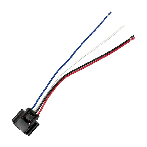 Nissan Active Grille Shutter Actuator Connector Pigtail 4 Pin Repair Harness For Altima, Rogue, And Murano 2014 To 2024 Models showing wiring