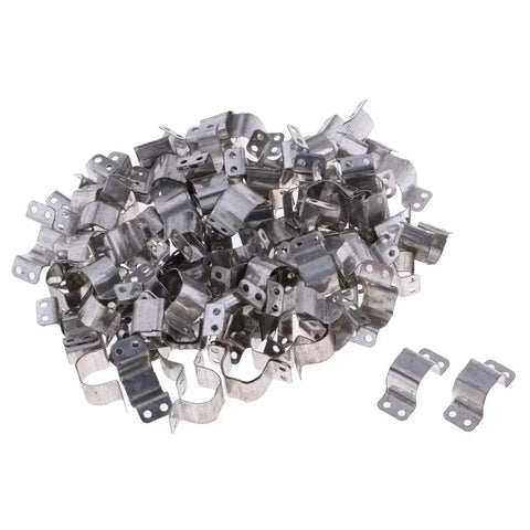 100 Pcs N20 Micro Motor Mount Set For 12mm Gear Motors Ideal For Toy Cars And Small Robotics Iron Base Mounting Brackets with holes
