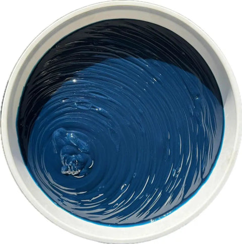Top view of Blue EP0 High Temp Lithium Complex Industrial Grease 35lb Pail With 500F Dropping Point, Extreme Pressure, Water Resistant