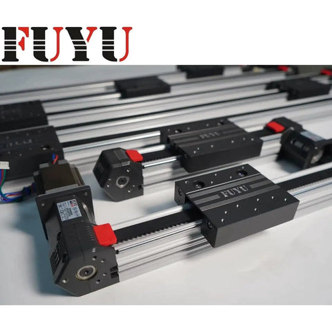 Belt Driven Linear Stage For CNC With Nema 24 Stepper Motor 1000mm Stroke Work Size Dual Rail Dustproof Low Noise Maintenance Free
