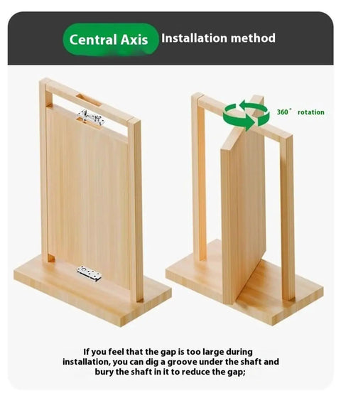 Heavy Duty Hidden Door Hinge Set For Wood Doors With 360 Degree Rotation And Black Hardware Installation Method