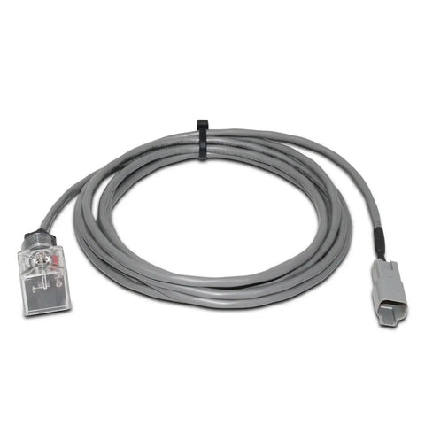 Gray cable with connectors for Hydraulic Multiplier Diverter Valve With Switch For Easy Added Circuit Control 13 GPM Flow 3625 Max PSI