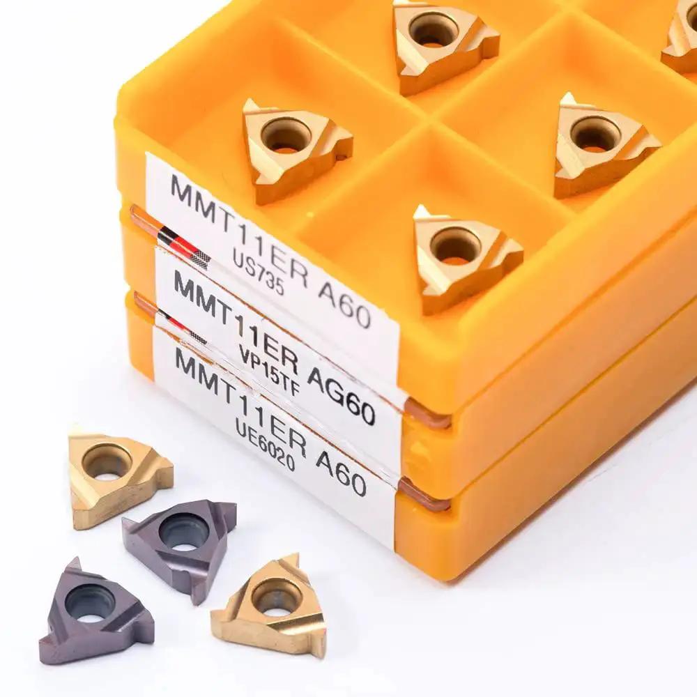 CNC milling carbide blade inserts - 10 Pc Set AG60 US7...