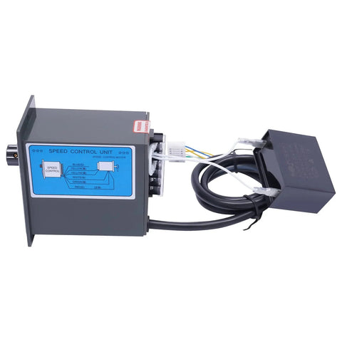 Beefy 250W 110V AC Gear Motor with Variable Speed Controller and Mounting Bracket for Automation and Conveyor Belts
