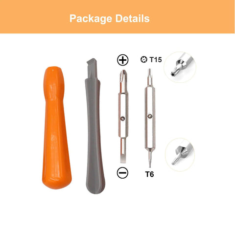 Video Doorbell Screwdriver Kit T6 T15 Torx Dual End Tool For Battery Change And WiFi Password Reset Handy Grip Ideal Replacement Or DIY Access Tool For Video Doorbell Models 2 Pro And Elite