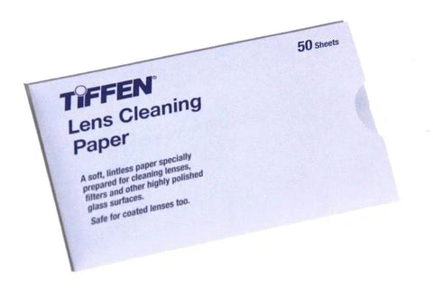 Tiffen Lens Cleaning Tissue Paper Pack Of 50 Sheets For Cameras in sealed packaging