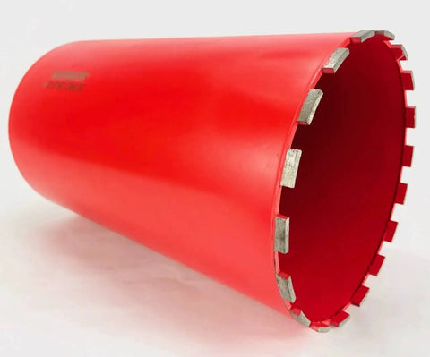 10 Inch Diamond Wet Core Drill Bit For Concrete Rebar Asphalt Brick Rock Masonry One And One Quarter Inch Threaded Barrel Core Drill BLUEROCK Tools