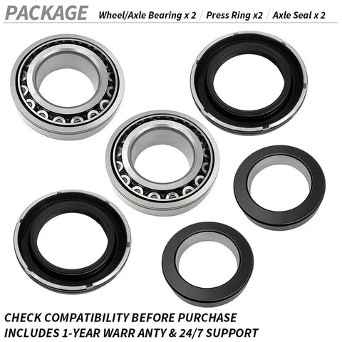2 Piece Axle Bearing And Seal Kit For Jeep J10 CJ5 CJ6 Wrangler JK Nissan Xterra 1971 2018 Replacement Axle Seals And Bearings Set For Dana 44 Front Or Rear