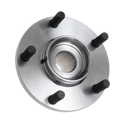 Complete Wheel Hub And Bearing Assembly Replacement For 2002 2006 Nissan Altima 3 5L V6 And 2000 2008 Maxima shown in silver color