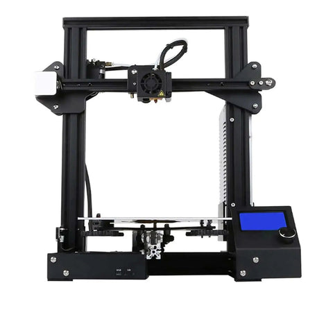 3D printer featuring 4080 T Slot Aluminum Extrusion For 3D Printer Parts And CNC DIY Black 400mm By 2 Framing Rail