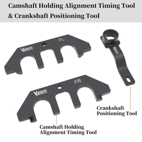 Three Piece Camshaft Alignment Tool And Crankshaft Positioning Tool Kit For Ford F150 Mustang 5 0 Coyote V8 Engine 2010 To 2017 Gen 1 And Gen 2
