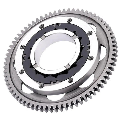 One Way Bearing Starter Clutch Gear And Flywheel Assembly For Motorcycle With Universal Fit Compatible With 2017 Models And 1260 Class Bikes Smooth Engagement Easy Installation Kickstart Ready Replacement