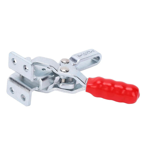 Quick Release Toggle Clamp For Welding And Woodworking High Strength Plunger Stroke Locking Clamp with red handle