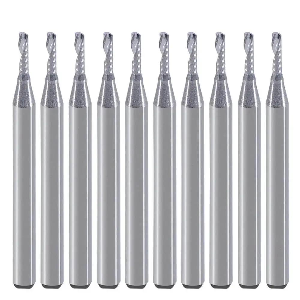 solid carbide router bit for acrylic cutting - Pack of...