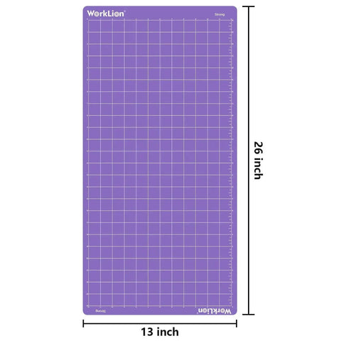 12x24 Cutting Mats For Cricut Explore One, Air, Air 2, And Maker With WORKLION Adhesive Variety Pack Featuring Standard, Light, And Strong Mats Non Slip Durable For Vinyl, Paper, Cardstock And Other DIY Craft Projects