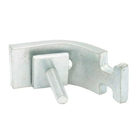 Metal mounting bracket for Heavy Duty Industrial Flat Cable C Track Festoon Kit 10 Meters 4x4mm2, silver and bolt visible.