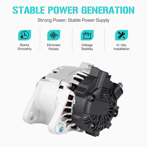 90 Amp Direct Fit Alternator Replacement For Hyundai Elantra 1.8L And 2.0L Models Including Elantra 2011 2016 front view