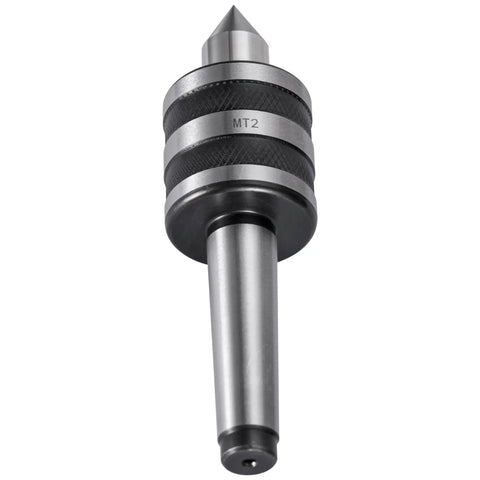 MT2 Live Center For Lathe And CNC Milling, Precision Rotary Live Center With 2MT Shank, 60 Degree Point