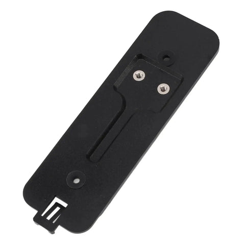 Black Video Doorbell Back Plate Replacement Part With Hooks, Easy Install Back Plate Kit, Lightweight Durable Plastic Mount