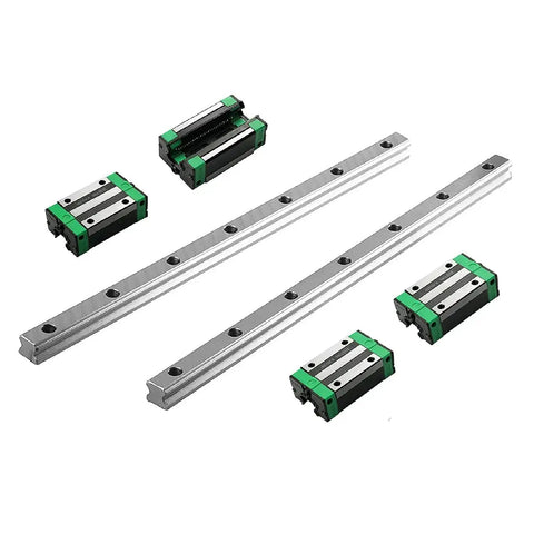 Beefy CNC Linear Rail Kit 2 Pieces HGR20 700mm 20mm Fully Supported Slide Guide Shaft With HGH20CA Bearing Blocks for DIY Routers