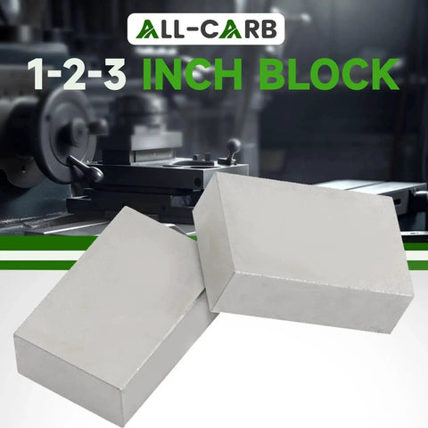 1 By 2 By 3 Inch Parallel Block Set No Holes Matched Pair Hardened Steel Case Hardened To HRc 57 To 62 With 0.0001 Inch Accuracy