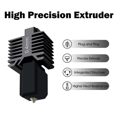 Upgraded 0.4mm Hotend Kit For P1S And P1P 3D Printers Full Assembly Print Head With Hardened Steel Nozzle Ceramic Heater Cartridge