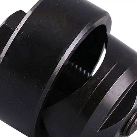 Close-up of 30mm Sheet Metal Punch Tool With Hexagon Hole Cutter showing the sharp cutting edge for burr-free holes in steel