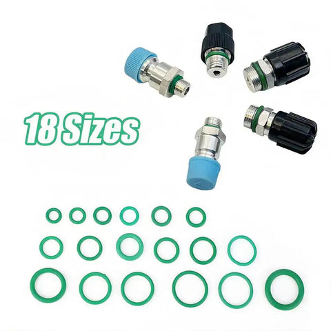 270 Pcs O Ring Kit With 18 Size Assortment High Temperature Buna N Rubber Gaskets For Automotive Plumbing Pneumatic Pressure Washer