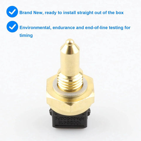 Engine Coolant Temperature Sensor For BMW Vehicles Replacement ECT Sensor TS10270 1580792, brass and plastic materials, front view