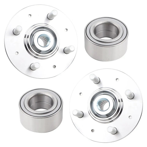 Pair Front Wheel Hub Bearing Assemblies For Honda Civic 1992 Through 2000 EX GX LX Si Replaces 510030 SPK981 WB510030 Built To Last