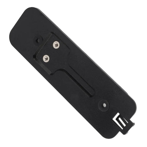 Black Video Doorbell Back Plate Replacement Part With Hooks, Easy Install Back Plate Kit, Lightweight Durable Plastic Mount