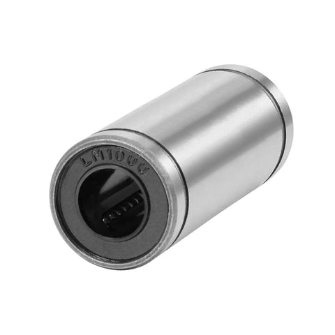 Premium LM10LUU Go-To Linear Bearing 10mm bore, 19mm OD, 55mm long, 45 steel, for CNC machines and 3D printers, single unit view