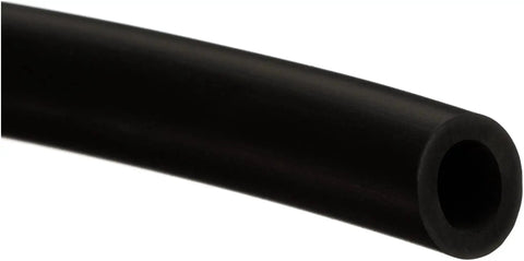 Close-up of 25 Foot Windshield Washer And Vacuum Hose 5/16 Inch Inner Diameter Black For Auto Under Hood Use