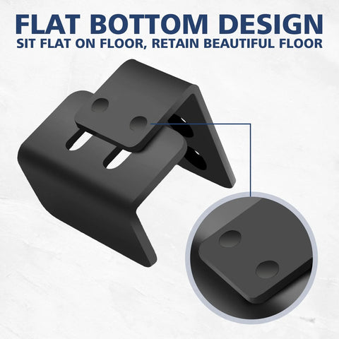 Bottom Floor Guide For Sliding Barn Doors U Shape Adjustable Stay Roller Flexible Fit Distance Flush Flat Bottom Design Wall Mount System
