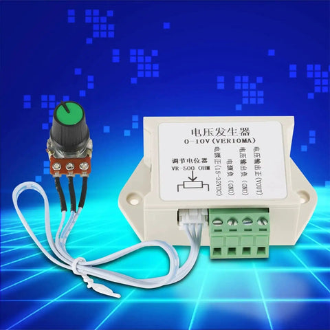 0-10V DC Generator Potentiometer Module For PLC And MCU Interface, Adjustable Analog Voltage Output Up To 10mA