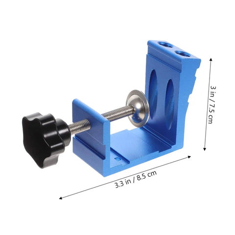 Pocket Hole Jig Angle For Precise Pocket Woodworking Do It Yourself Friendly Cabinet And Furniture Assembly Tool with dimensions